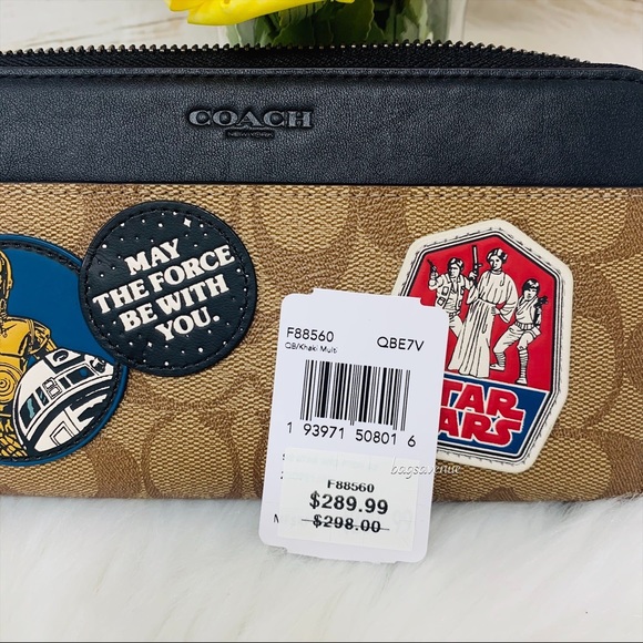 coach Star Wars special edition wallet khaki multi - Picture 3 of 8